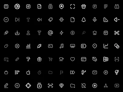 Universal Icon Set | Line 123done clean figma glyph icon icon design icon pack icon set icon system iconography line line icon minimalism symbol ui universal icon set vector icons wiggle