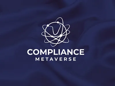Logo Design For The Compliance Metaverse branding design graphic design icon logo logo design meta metaverse technology typography vector