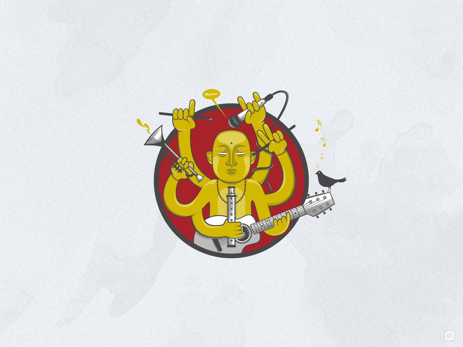 Musicman art artwork design digital illustration graphic design illustration poster