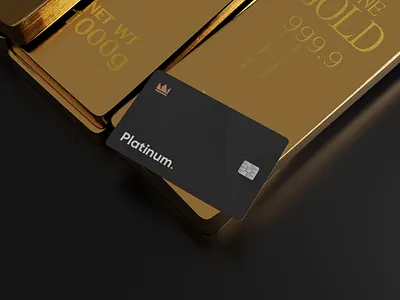 Silver and platinum cards 3d blender branding bronze card credit card crown finance fintech gold logo money platinum realistic render rich silver