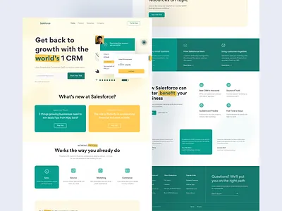 CRM_Salesforce Website Redeign analytics application branding contact with customers crm crm design crm website customer relationship management design header home page design landing page design saas slaes typography webdesign website
