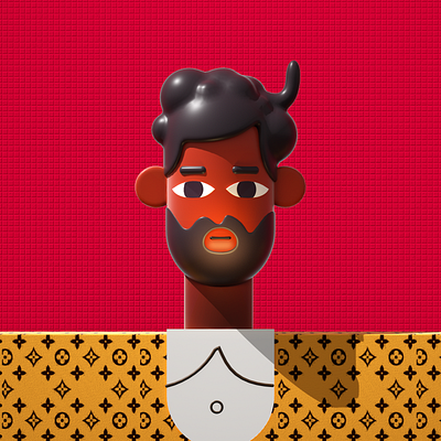 NFT Avatar 01 3d illustration app blender branding c4d design graphic design illumination illustration logo nft ui ux vector