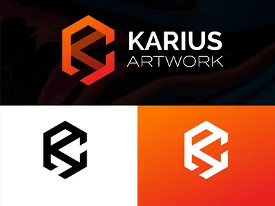 KARIUS ARTWORK | Minimalist logo artwork branding design graphic design illustration karius logo minimalist logo rdcl redicul simple logo sport logo vector