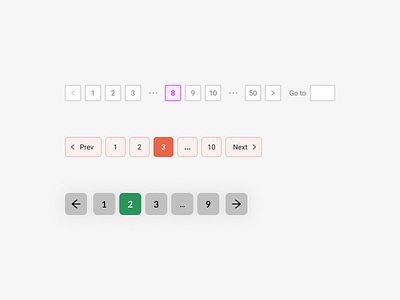 Pagination app app design branding dailyui dashboard design design ui dezele feedback illustration logo pagination ui ui design ui pagination ui ux vector