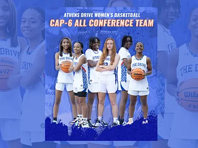 Athens Drive Women's Basketball All Conference 2022 basketball girls basketball graphic design high school basketball instagram north carolina social media twitter womens basketball