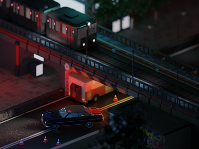 Traffic in the city 3dlowpoly blender blender3d blender3dart blendercommunity cycles cyclesrender design gamedesign gamedev lowpoly lowpolyart lowpolycar lowpolycity modeling