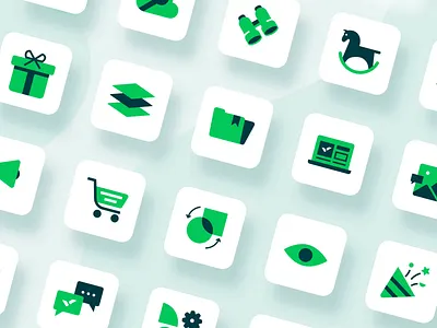 Wrike Icons animation brand branding design graphic design green icon illustration ui wrike