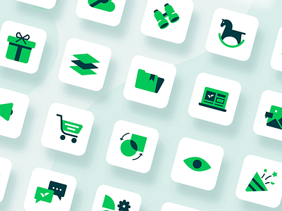 Wrike Icons animation brand branding design graphic design green icon illustration ui wrike