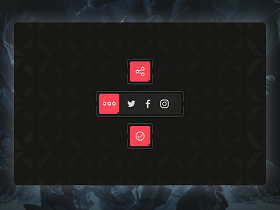 Daily UI #010 - Social Share agent branding dailyui design facebook instagram minimal share social social share twitter ui valorant video games