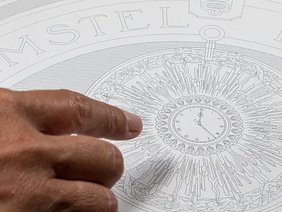 InterContinental Amstel Amsterdam Hotel amsterdam architecture building cities clean geometric hotel icon line lineart minimal vector