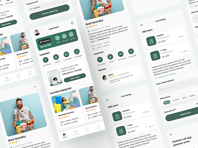 Superclean - laundry app branding cleaning clothes clothing ironing laundry laundry app mobile app superclean ui design uiux design ux design washing