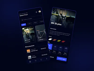 Bike Trancy - Mobile App bicycle app bicycling bike bike app mobile app uidesign ux uxdesign