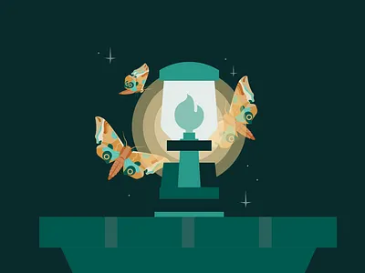 Moth Gathering adventure butterfly camp camping lamp lantern moth night starlight