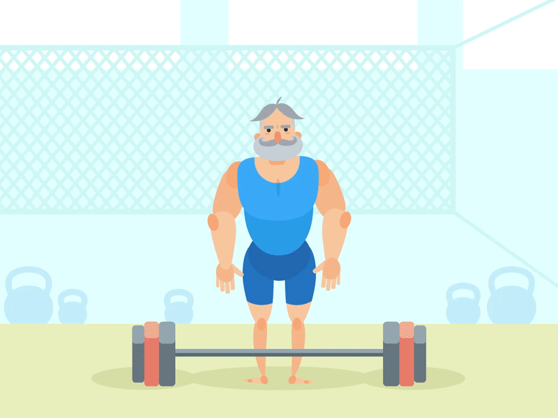 Don't procrastinate, go lift aftereffects animation character animation lift motion motion graphics