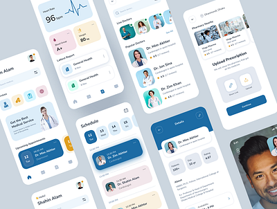 Medical App Design app ui doctor app health app medical app medicine app ui uiux