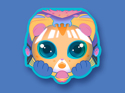 Mechuu Headshot Illustration character design digital illustration illustration