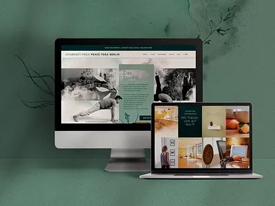 Peace Yoga Berlin – Website Redesign berlin branding corporate identity design graphic design layout design rebranding redesign ui ux web design website yoga