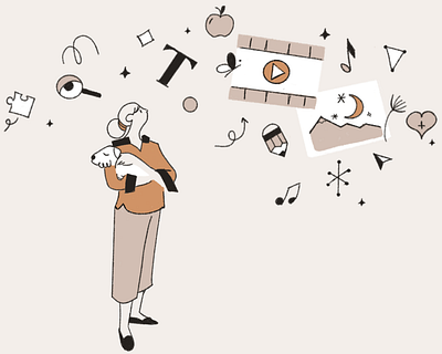 Curious Illustration illustration