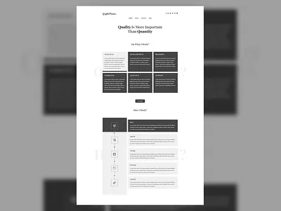 A Sliderless and Wireframe like website design ui ux web website website design wireframe