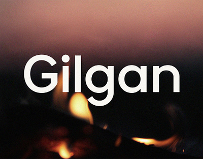 Gilgan Sans Serif branding font layout logo logo design logo font logotype modern font quotes sans sans serif social media typeface typography