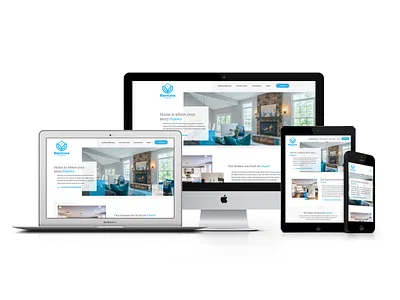 Hartizen Homes branding logo responsive responsive website ui web design website