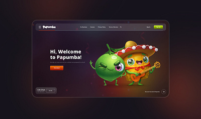 Promo Page design dribbble graphic design illustration ui