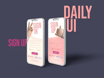 SignUp #dailyUI app dailyui design figma forgot password input interaction intro login mockup register screen signup text box ui user userexperience userinterface ux webapp