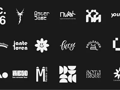Logofolio Vol.1 abstract logos design geometric logos graphic design logo logofolio logofolio 2022 logotypes minimlistic logos trend logos