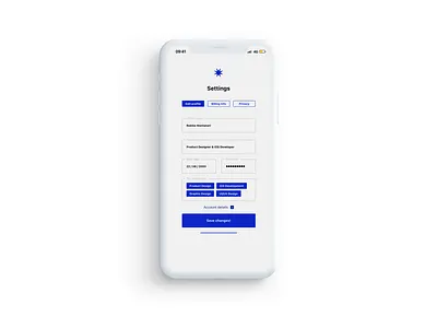 Settings page 007 daily ui daily ui 007 dailyui dailyui 007 design desktop ui edit page edit profile interface mobile profile settings ui uiux