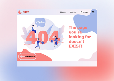 UI- 404 Page branding dailyui design graphic design illustration logo ui ux web design