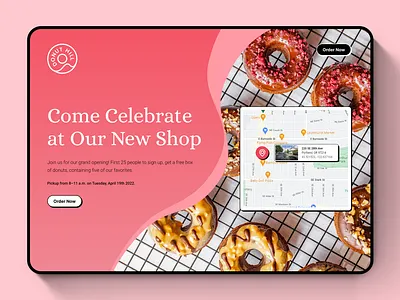 Daily UI 003—Landing Page (Desktop) dailyui dailyui003 design logo ui