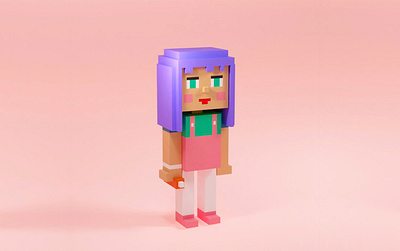 3D NFT Collection: Voxel Art Characters voxel artist