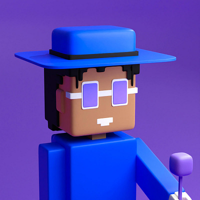 3D NFT Collection: Smooth Voxel Art Characters voxel artist