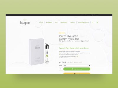 Hyapur - Shopdesign design e commerce ui ux webdesign