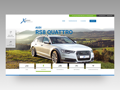 X-Leasing design ui webdesign