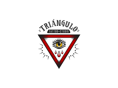 "TRIÁNGULO TATTOO STUDIO" branding design designer illustrator cc logo vector vector art