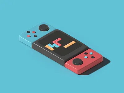 Nintendo graphic design illustrator nintendo tetris videogames