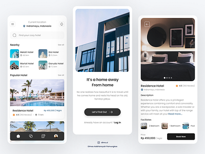 Booking Hotel Mobile App apart apartment app bokingapp book booking building design dream hotel hotelapp indonesia mobile mobileapp modern staycation travel