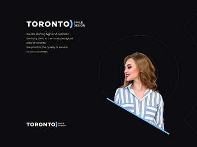 Toronto - Smile Design branding character design designs icon illustration lettermark logo logotype smiles symbol toronto vector wordmark