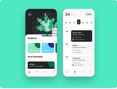 LMS app design for Indian based Edtech startup app design ui ux