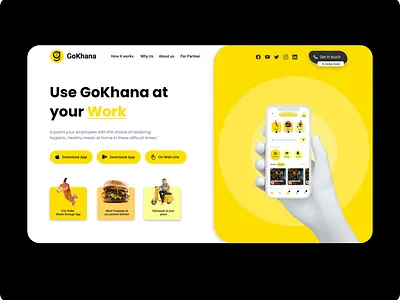 Website & App design for Indian based food delivery startup app design dashboard ui landing page ui ux