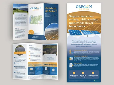 Solar Energy Tri-fold and Event Poster brochure design design graphic design icon design illustration poster poster design print design solar energy solar energy brochure solar energy poster trifold brochure typography vector vector art