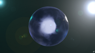 "Orb" art digital graphic design illustration space