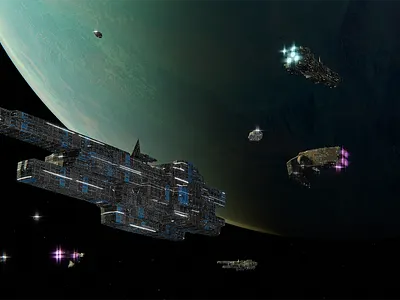 The Journey Blue art design digital graphic design illustration space