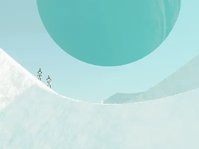 Stranded art design digital graphic design illustration space