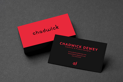 Chadwick Dewey Business Cards branding design graphic design illustration logo typography vector