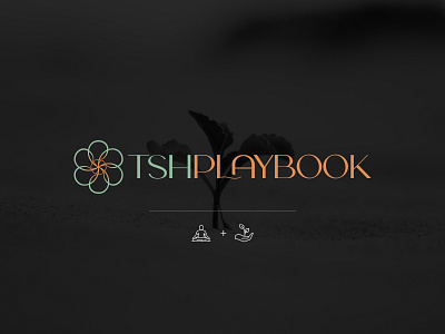Logo Design for TSHPlaybook 2d 2d art brand branding design digital digital art fresh graphic design health healthcare healthy humanity identity branding illustration logo mindset minimal modern vector