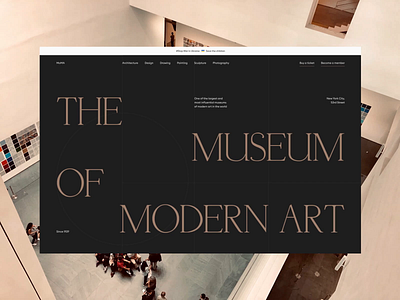 The Museum of Modern Art animation dark landing landing page mobile moma motion museum museum design responsive site ui web web design web design web site webdesign website