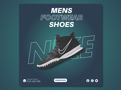 Sports Shoe Post Banner banner banner design post banner social media banner social media post banner sports shoe sports shoe post banner