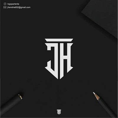 JH monogram logo branding clothing design icon illustration lettering logo logo design logofolio minimal logo monogram symbol typography